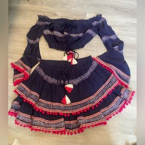 NWOT Majorelle set, S top and M bottom